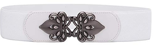 Syuer Damen Vintage Breiter Elastischer Stretch Taillengürtel Retro Cinch Gürtel