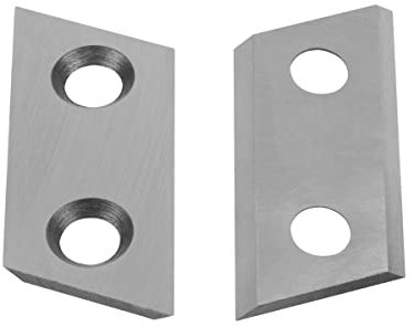 VONROC Lot de 2 Lames de Réserve en Carbure pour Broyeur de Végétaux GS502AC Lames Réversibles et Durables, Compatibles avec Broyeurs Électriques