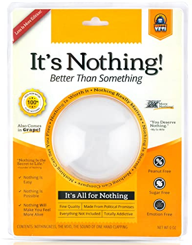 Super Funny, The Gift of Nothing Gag Gift. Hilarious Practical Joke for The Person Who Has Everything Fun Xmas Prank for Friends. Great Family Friendly Christmas Stocking Stuffer