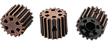 Guyker 3 Stück Gitarren-Bassknöpfe mit 6 mm Durchmesser. Schafttöpfe – Hohl-Out-Stil Kupfer Ton Lautstärkeregler Potentiometer Knob Ersatz für E-Gitarre Bass (Antik Bronze)