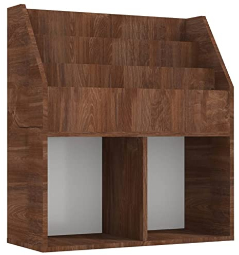 vidaXL Kinder-Bücherregal Braun Eiche 71x30x78,5 cm Holzwerkstoff