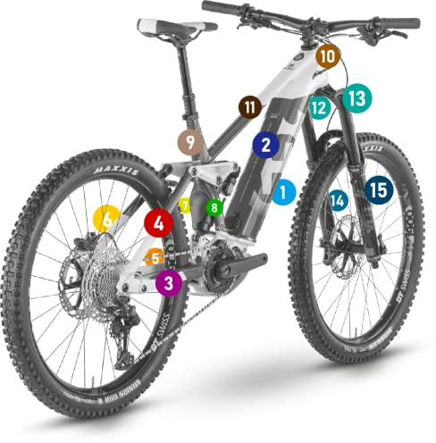 Electric Rides Lackschutzset für Husqvarna Mountain Cross L & XL in matt