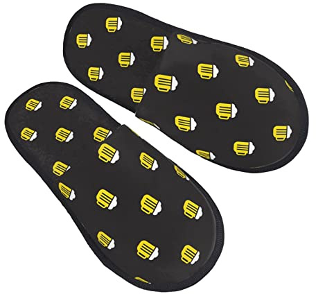 351 Chaussons Femme Hommes Chope À Bière Simple Et Brillante Chaussons Automne Hiver Chaussons Femme Adultes Pantoufle Homme, Pour Femmes, Fête, Hommes, L
