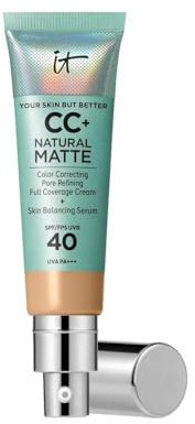 IT Cosmetics CC Natural Matte SPF40 Teinte Medium Tan 32ml