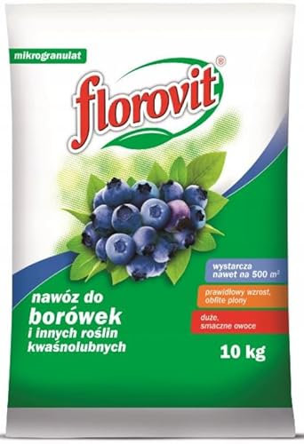 Heidelbeeren Dünger Blaubeeren Beet Kübel Pflanzen Beerendünger 500m2 NPK 10kg