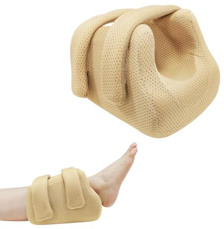 Ehucon Protège-Talons 3D Pour Escarres, Coussin D'Élévation De La Cheville, Coussin De Soutien Du Pied Pour Escarres, Coussins De Talon Pour Soulager La Douleur Au Talon - Lot De 1 Pièce (Kaki)