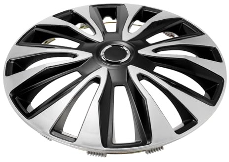 Horialence Copricerchi 15 Pollici in Abs Copriruota Auto Facile Installazione Protezione Impermeabile Antipolvere Aggiornamento Stile Per Veicoli