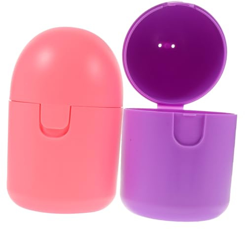 Contenitore per Coppette Mestruali 2 Pezzi in Pp, Portatile | Sterilizzabile a Vapore, Leggero e Pratico da Trasportare, per Conservare e Ordinare Accessori Personali