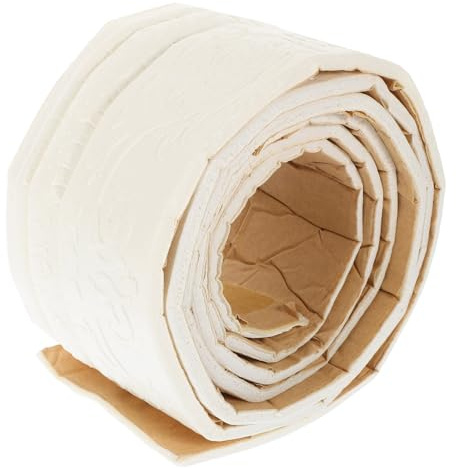 HONMEET Verdickte Weiße Selbstklebende Pu Sockelleiste als Ablösbare Abschlussleiste für Fliesen und Deckenplatten für Zuhause und Büro