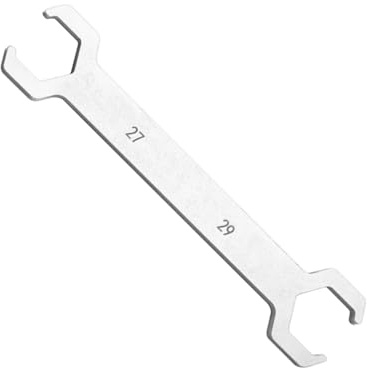 Mllepjdh - Llave de calefacción por piso radiante, doble extremo abierto, mango cómodo, herramienta de desmontaje geotérmico, doble extremo abierto para herramienta de calefacción por piso radiante