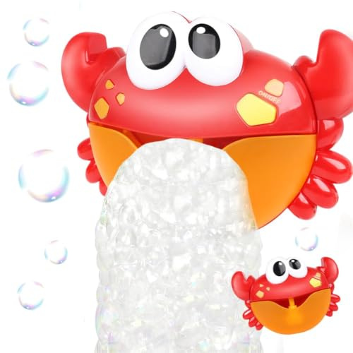 Krabbe Badewannenspielzeug, Krabbe Badespielzeug Bubble mit Musik Schaummaschine Badespielzeug Badewannen Spielzeug Wasserspielzeug Bubble Badewannenspielzeug Geburtstag Cosplay Karneval