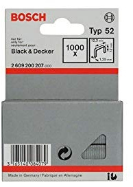 Bosch 1000x Grapas de alambre plano | Longitud 12 mm,
