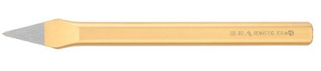 Rennsteig 322 125 1 Octagonal Painted Crosscut Chisel, Gold/Red, 125 mm