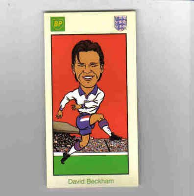 BP Team England 98 World Cup Manchester United DAVID BECKHAM football card