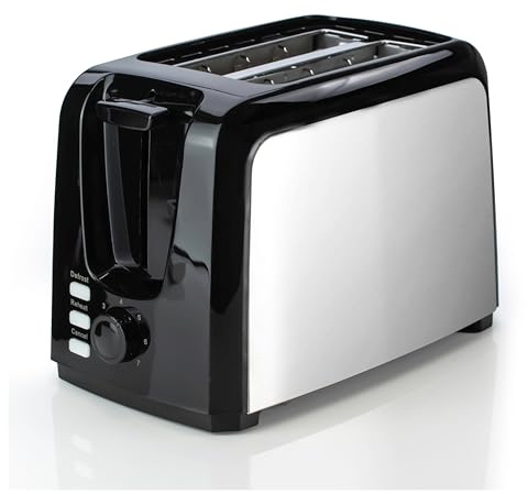 STATUS Roseville 2 Slice Toaster – 750 W, Stainless Steel, Variable Browning, Removable Crumb Tray (2SLSSTROSEVILLX4)