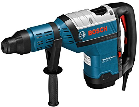 Bosch Professional Rotary Hammer GBH 8-45 D (240 V, with SDS max, 12.5 J of Impact Energy, incl. Auxiliary Handle, Grease Tube, Machine Cloth, Carrying Case)