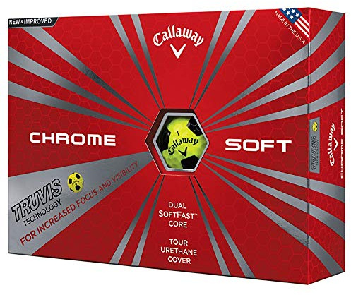 Callaway Golf Ball Men's Cg Bl 16 Chrom Soft Einheitsgröße Truvis Yellow/Black