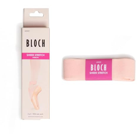 Bloch Damen Minimalist,Ballet Ballett-/Spitzenschuhe, durchscheinendes Stretchband, Pink, Einheitsgröße
