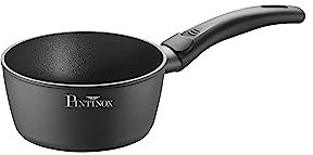 Pintinox Casseruola 1 manico in Alluminio Forgiato Energy, Adatto l'Induzione, Interno Antiaderente, Manico Soft Touch Diametro 16 cm