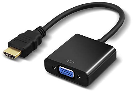 Cable adaptador HDMI macho a VGA hembra HDMI a VGA convertidor 1080P cable de vídeo adaptador de cable de vídeo