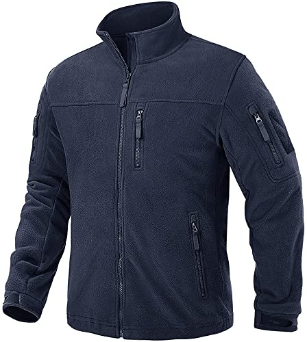 TACVASEN Herren Militär Outdoor Fleecejacke Warme Taktische Jacke Fleece Jacket