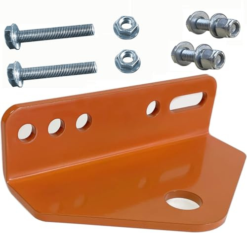 Gancio universale per tosaerba a rotazione zero – 3/16 '' spesso e resistente in acciaio per rimorchio da prato (7,6 - 12,7 cm), accessori di montaggio inclusi