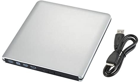 MAD HORNETS USB 3.0 Super slim Blu-ray BD Burner External BD Writer CD DVD Drive Disc Burner Player Writer for Desktop Laptop/Mac/M-ac-book Pro/Air/Windows XP/7/8/10 Mac OS