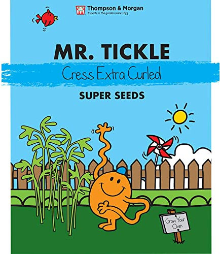 Mr. Tickle - Cress 'Extra Curled' Super Seeds 1x by Thompson and Morgan