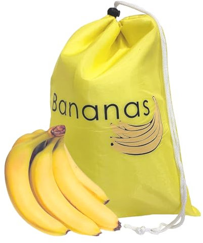 Reusable Produce Storage Bag - Extended Shelf Life for Bananas Up To 2 Weeks, Washable Potato Sack Food Saver, Seed Storage for Stop Food Waste