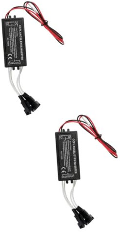 Mikinona 2stücke Ccfl Inverter Für Angel Eyes Ringe Wechselrichter Mit Überlast Und Überhitzungsschutz Kompatibel Als Ersatz Für Ccfl Halo-Ringe