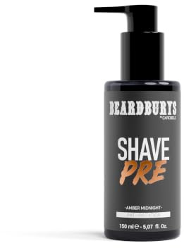 Beardburys Pre-Shave | Vorrasiercreme, schützt und befeuchtet Ihre Haut, einfache und schnittfreie Rasur, Vitamin E und Sheabutter, 150 ml