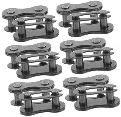 GANAZONO 20pcs Bike Chain Buckle Kit Steel Link Connectors for Cycling Chain Repair Missing Link Sturdy Easy to Install