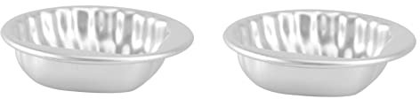 CIYODO 2 Stück Aluminiumlegierung Muschelformen Für Badebomben Muschelformen Zum Dekorieren Von Kuchen Sicher Und Hitzebeständig