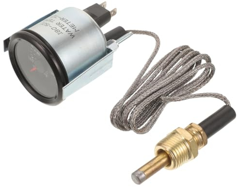 HOLIDYOYO Indicatore Meccanico Temperatura Acqua 2 Pollici 52 Mm Con Sensore Per Serbatoio Veicolo Accessorio Auto Monitoraggio Motore Antifurto Surriscaldamento
