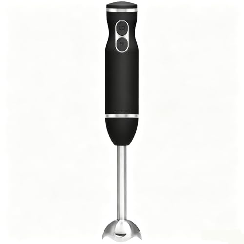 Sage Immersion Stick Hand Blender with Stainless Steel Blades, Powerful Electric Ice Crushing 2-Speed Control Handheld Food Mixer, Purees, Smoothies, Shakes, Sauces & Soups