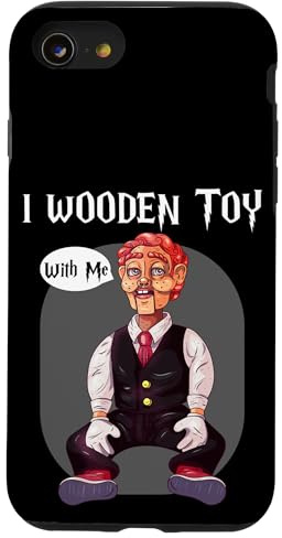 I Jouet en Bois avec Inscription « with Me » Coque pour iPhone SE (2020) / 7/8