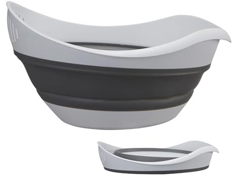 Colador De Cocina Contenedor de Almacenamiento Plegable de Gran Capacidad