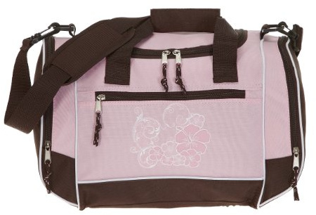 SPEAR Sporttasche Adventure medium 1126 Flower Rosa-Pink | Tasche Freizeit Outdoor Sportstudio Damen Mädchen Schulsport Schwimmbad Sport Gym Yoga