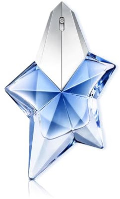 MUGLER Angel Eau de Parfum, Perfume para Mujer, Aroma Gourmand con Notas de Ámbar, Fragancia fascinante, Recargable, 50 ml