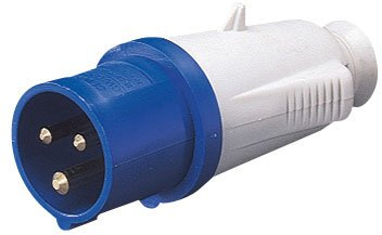 Gewiss - Gw60015 - uscita (2p t, ip44, 6h, a 200-250 v, 32, 50/60 hz) blu, bianco