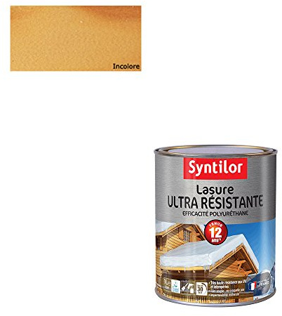 Lasure Ultra Résistante 12 Ans Incolore Satiné 1L
