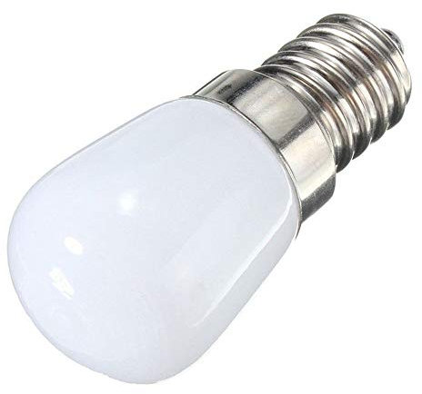 Ogquaton Lampadina LED da 2 W E14 SES per frigorifero e freezer, mini lampada pigmeo 220 V calda x 1 bianco caldo elegante e pratica