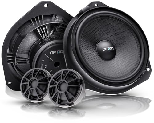 Option Front Lautsprecher-System kompatibel mit OPEL Corsa D - 100% Plug & Play - Spezifische 16,5cm Lautsprecher - Hoher Wirkungsgrad für besseren Sound!