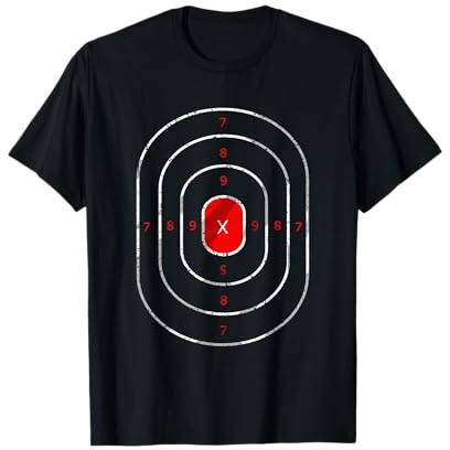 Cool Shooting Range Target | Divertido regalo para amante de la pistola de Marksman Camiseta