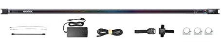 GODOX TL180 55w RGB Pavo Tube Lights Handheld Full-Color LED Video Light Wand Battery Multicolour Neon Photo Lighting Stick CRI TLCI96+ FX Effect 2700-6500K APP DMX Video Streaming Studio Photography