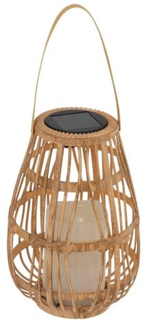 Atmosphera - Lanterne solaire rania h23cm beige