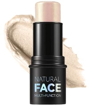 Bolígrafo de Contorno de Crema Con Fluorescente, Rubor y Labial - Palo de Maquillaje Multifuncional Impermeable de Larga Duración, Bronzer (#01)