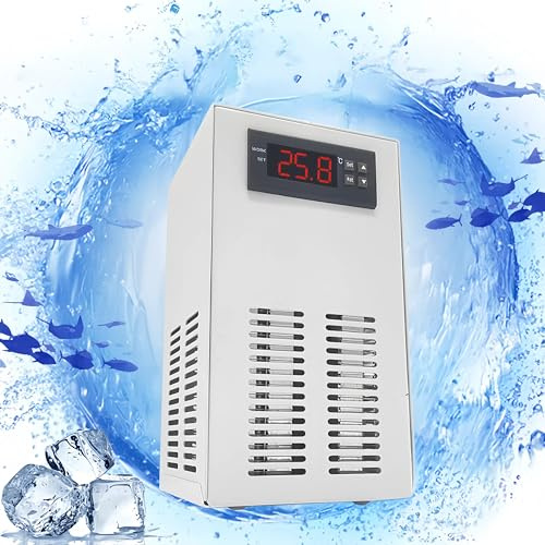 Refrigeratore D'acqua per Acquario, Funzionamento Silenzioso 2 in 1, Regolazione Rapida del Raffreddamento, del Raffreddamento e del Riscaldamento per Acquario ≤20 Litri con