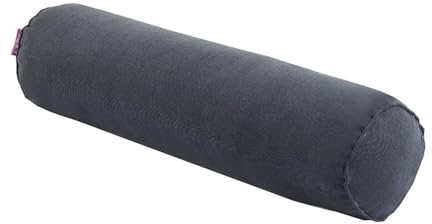 Miaogoo Traversin doux et confortable pour canapé, lit, baie vitrée, pratique de couleur unie, coussin respirant pour le cou et le dos (vert foncé, 20 x 80 cm)