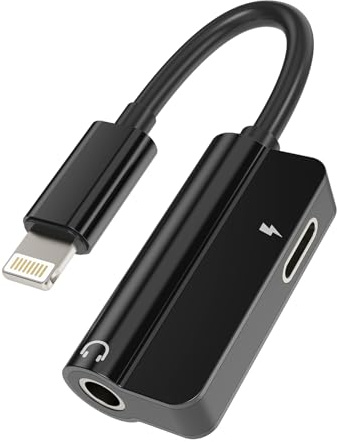 Adaptateur Lightning À Câble Jack Casque 3,5 mm(2 in1) Pour IPhone14 Audio AUX Câble Adaptateur Pour Apple MFI Certified Écouteurs Accessoires Chargeur Câble Headphone Charge SDoppiateur Pour iPad